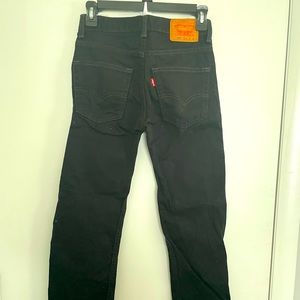 Boy black denim Levi’s jeans size 11 slim
